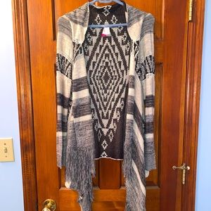 No Boundaries Fringe Sweater